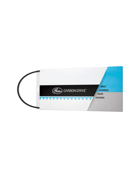 Gates CDC belt Carbon Drive 128 tands zwart
