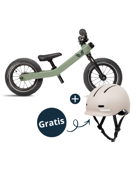 Vici grow 3-in-1 meegroeifiets 12 vintage groen