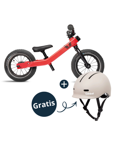 Vici grow 3-in-1 meegroeifiets 12 brandweer rood