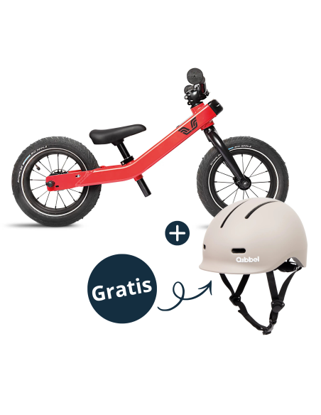 Vici grow 3-in-1 meegroeifiets 12 brandweer rood