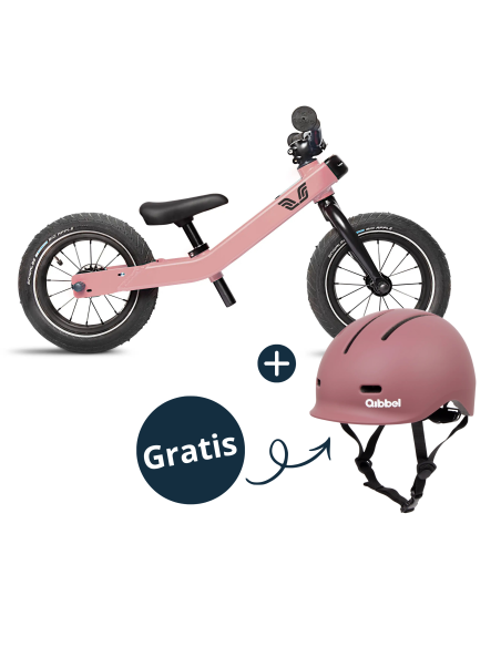 Vici grow 3-in-1 meegroeifiets 12 vintage roze