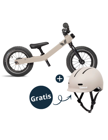 Vici grow 3-in-1 meegroeifiets 12 natural beige