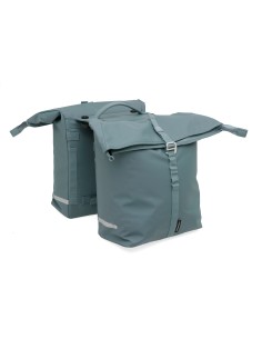 New Looxs fietstas dubbel Cantos sea blue MIK 36L