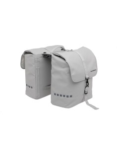 New Looxs fietstas dubbel Odense light grey MIK 2.0 39L