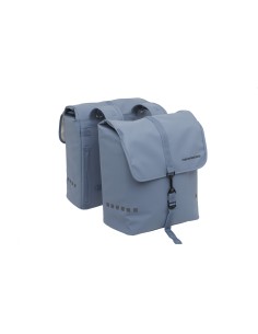 New Looxs fietstas dubbel Odense light blue 39L