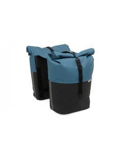 New Looxs fietstas dubbel Nyborg petrol/black 34L