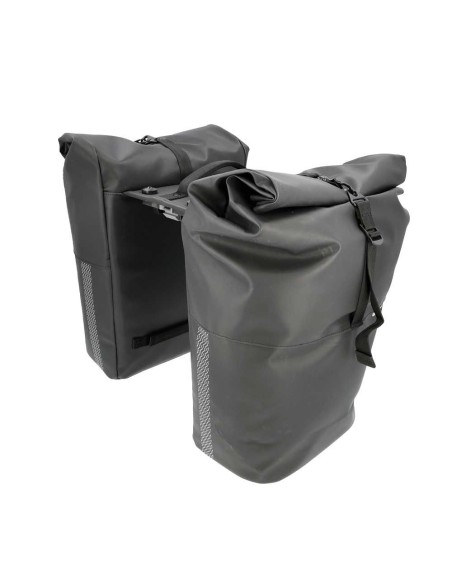 New Looxs fietstas dubbel Nyborg black MIK 2.0 34L