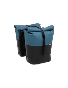 New Looxs fietstas dubbel Nyborg petrol/black MIK 2.0 34L