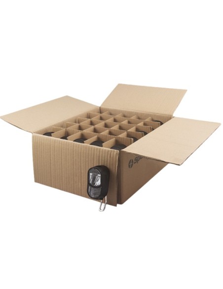 Spanninga koplamp Luz XB met lamphaak zwart WP (25)