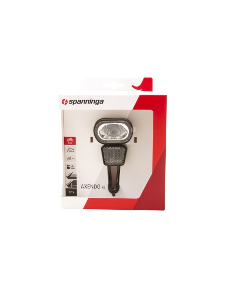 Spanninga koplamp Axendo 40 XE 6-12v E-bike