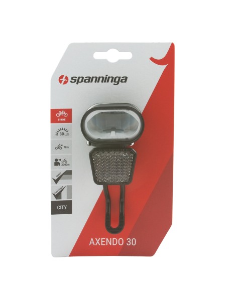 Spanninga koplamp Axendo 30 XE 6-12v E-bike