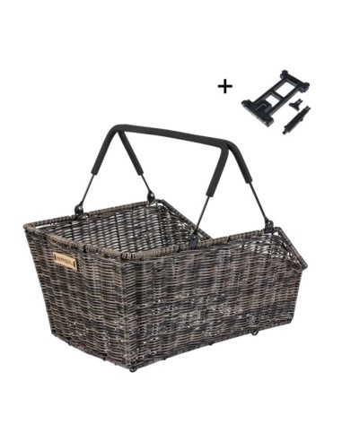 Basil mand Cento rattan look MIK 22L brown 41x25x12cm