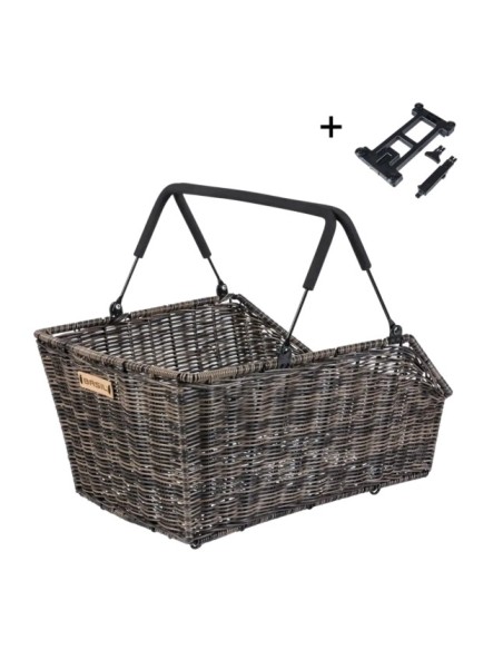 Basil mand Cento rattan look MIK 22L brown 41x25x12cm