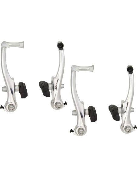 Saccon V-brake set voor + achter zilver