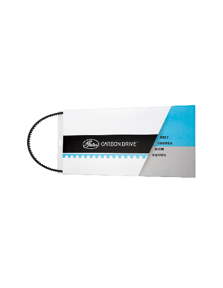 Gates CDC belt Carbon Drive 122 tands zwart