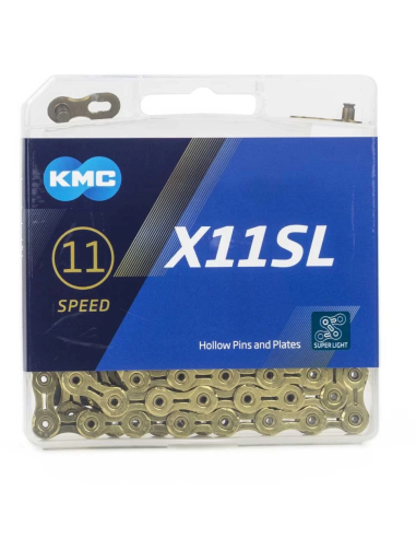 KMC ketting X11SL gold 118s