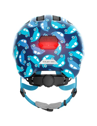 Abus helm Smiley 3.0 LED blue car S 45-50cm