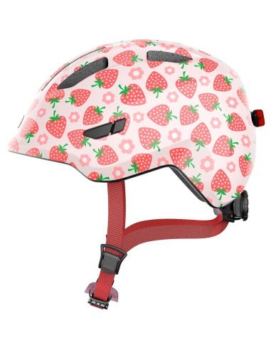 Abus helm Smiley 3.0 LED rose strawberry M 50-55cm