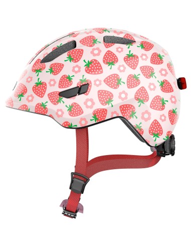 Abus helm Smiley 3.0 LED rose strawberry M 50-55cm