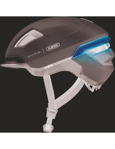 Abus smart helm Hyp-E gleam silver L 57-61cm