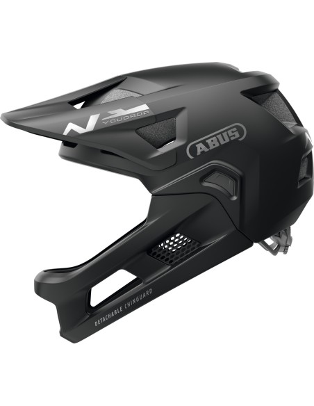 Abus helm YouDrop FF muted black S 48-55cm