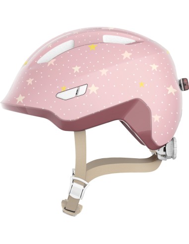 Abus helm Smiley 3.0 FL ACE LED pure rosestars M 50-55cm