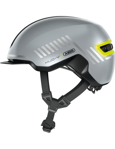 Abus helm HUD-Y signal silver M 54-58cm