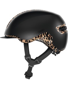 Abus helm HUD-Y leo black S 51-55cm