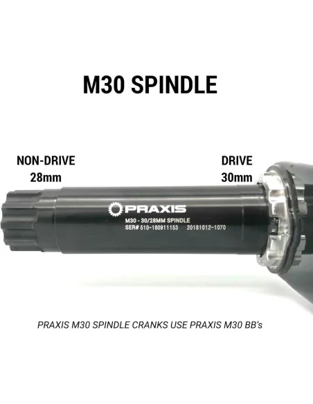Praxis trapas adapter M30 T47 I.B. 85.5mm