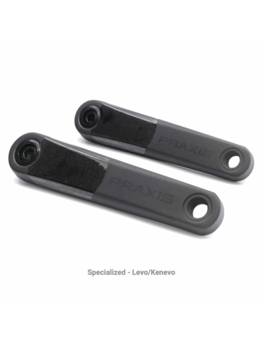 Praxis crankstel E-bike SBC alloy Specialized Isis 165mm