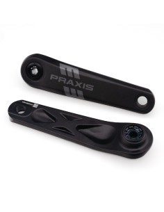 Praxis crankstel E-bike type 2 aluminium Isis 155mm