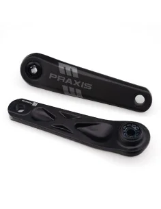 Praxis crankstel E-bike type 2 aluminium Isis 155mm