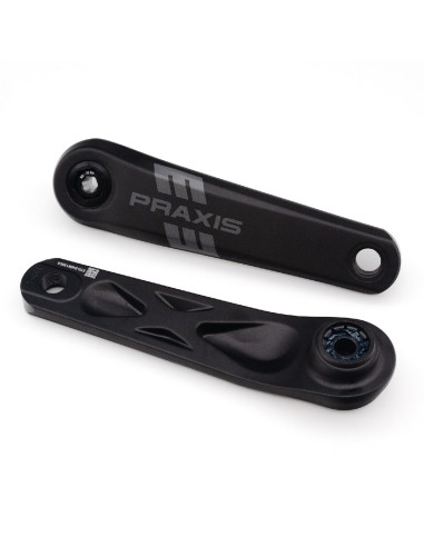 Praxis crankstel E-bike type 2 aluminium Isis 165mm