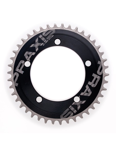 Praxis kettingblad 1x Aero 110BCD M8 54T zwart/zilver