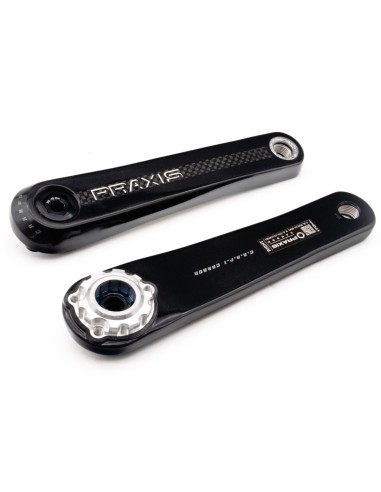 Praxis crankstel E-race TQ-HPR40 carbon 165mm