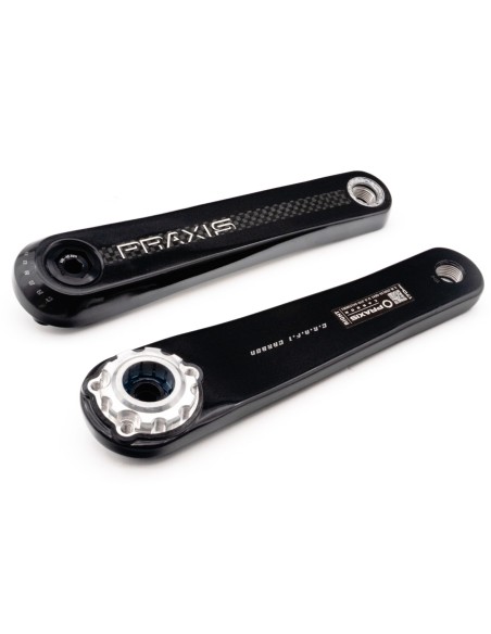 Praxis crankstel E-race TQ-HPR40 carbon 165mm