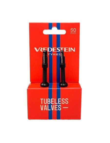 Vredestein ventiel tubeless 50 mm set 2 stuks
