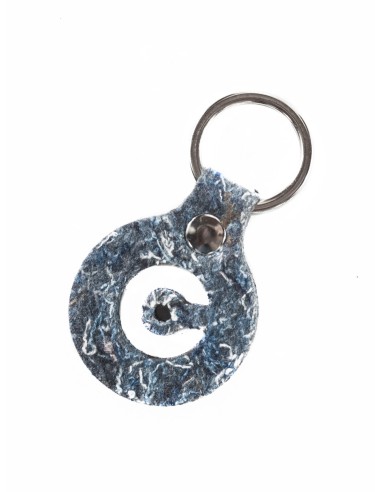Cortina sleutelhanger van gerecycled vilt