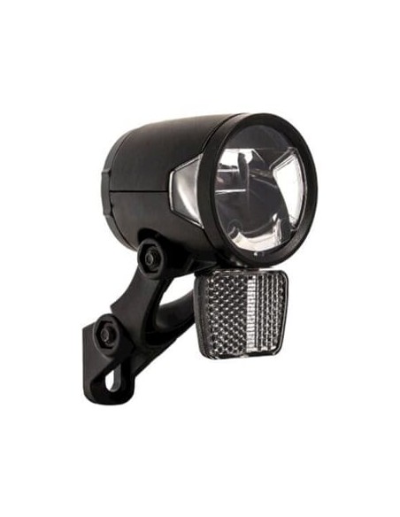 Herrmans koplamp H-Black MR8 aan/uit dynamo