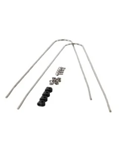 Mirage spatbord draadstang set RVS pad 55mm universeel