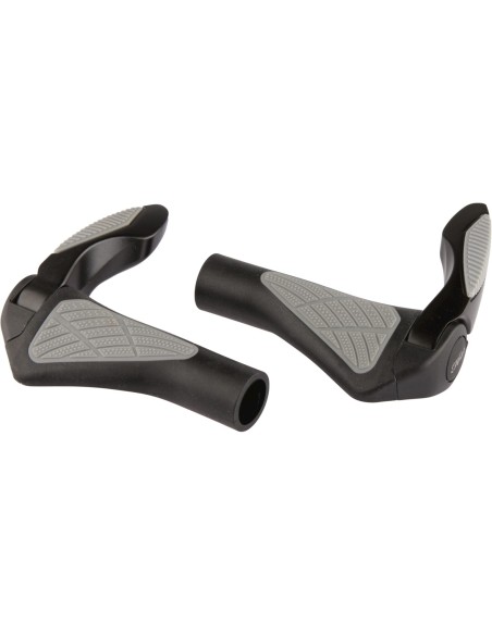 Mirage handvatten Grips in Style 134mm zwart/grijs met bare