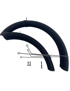 Mirage spatbord set 20 Fatbike incl. bevestiging zwart