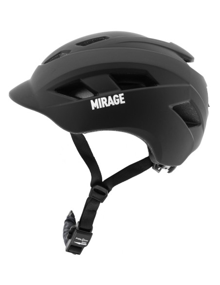 Mirage helm City/E-bike mat zwart L 58-61cm