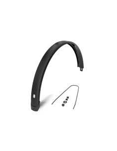EF spatbord achter Tempo Square 28 inch 58mm zwart