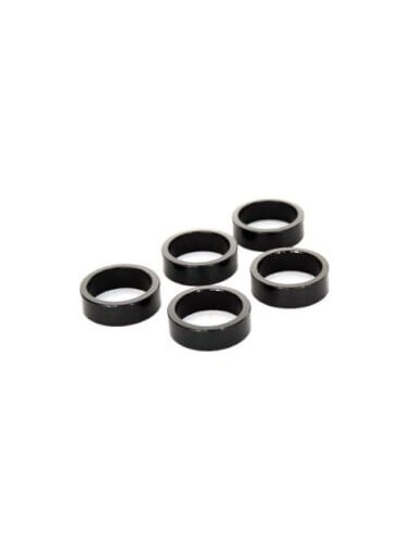 Zak balhoofd Spacer 1 1/8 10mm alu zwart (5)