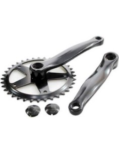 Crankstel 36t 152 zwart 1/8