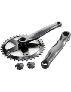 Crankstel 36t 152 zwart 1/8