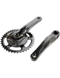 Crankstel 38t 152mm disc alu zwart