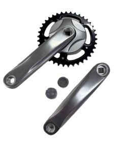 Crankstel 38t 170 m disc alu zilver