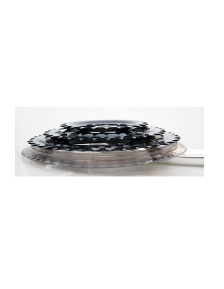 Crankstel 42/34/24 zilver